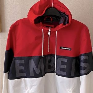 Members Only Large Nautical Windbreaker